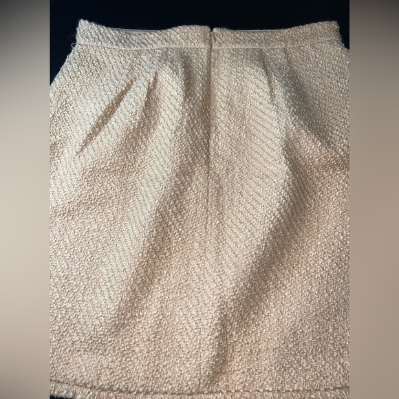 Ann Taylor Tan Tweed Below Knee A-Line Skirt Size 10 Petite NWOT - Picture 6 of 8